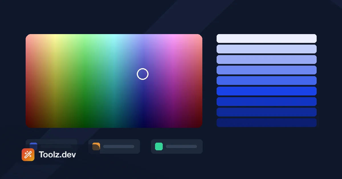 색상 선택기: HEX, RGB, HSL — 그리고 대비 검사를 건너뛰었습니다
