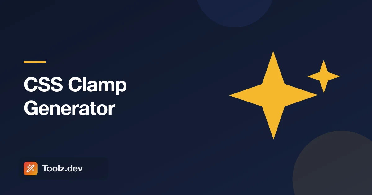 CSS Clamp Generator: Fluid Typography and Spacing Without Media Queries