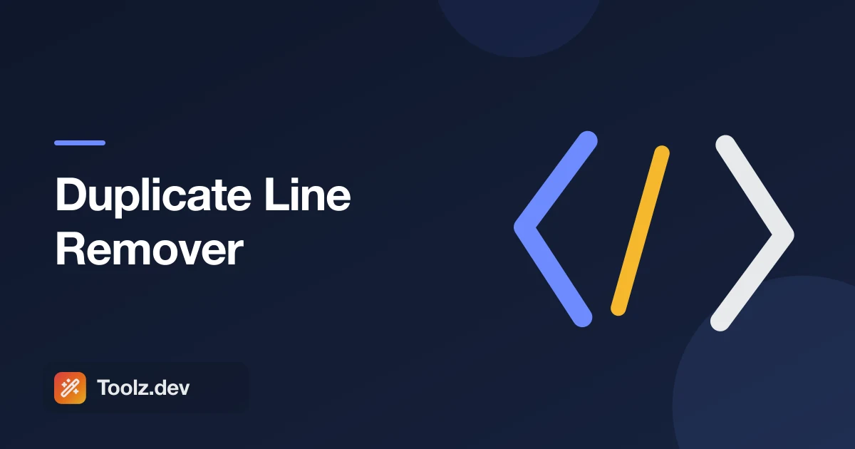 How to Remove Duplicate Lines and Keep the Order