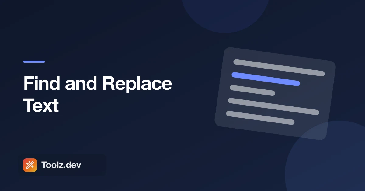 How to Find and Replace Text Without Regex