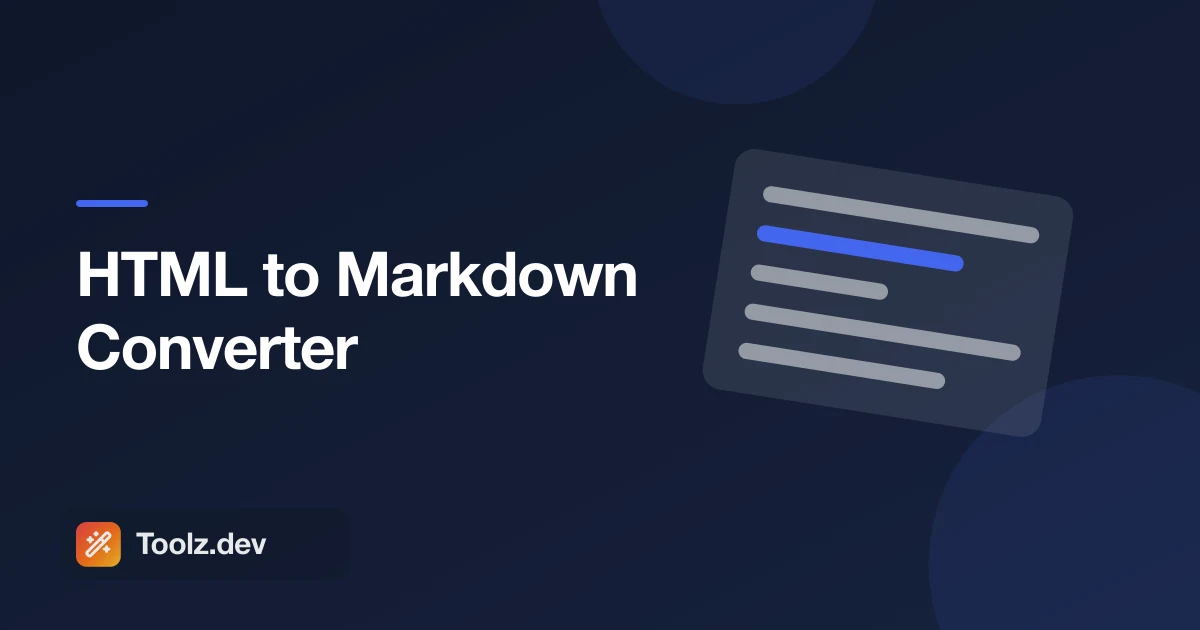 HTML에서 Markdown 변환기로: 지저분한 웹 마크업을 깨끗하고 이식 가능한 텍스트로 전환합니다