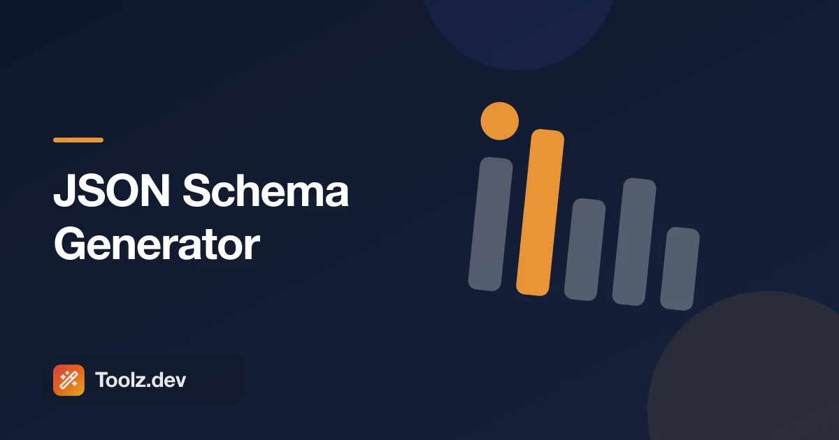 JSON Schema Generator: Turn a JSON Sample Into a Validatable Schema