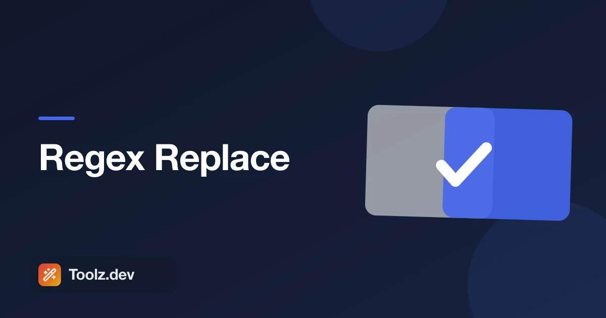 Regex Replace: Find and Replace With a Regular Expression Without Touching Your Editor