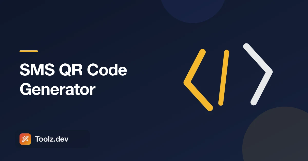 SMS QR Code Generator: Let People Text You With One Scan
