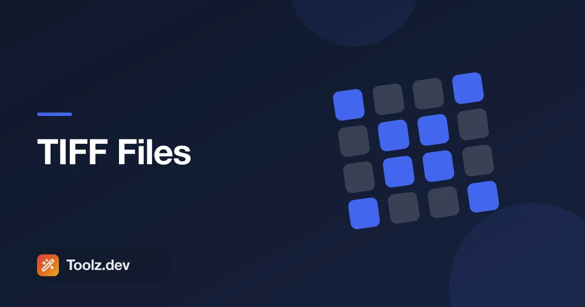 TIFF Files: When to Use Them and How to Shrink Them